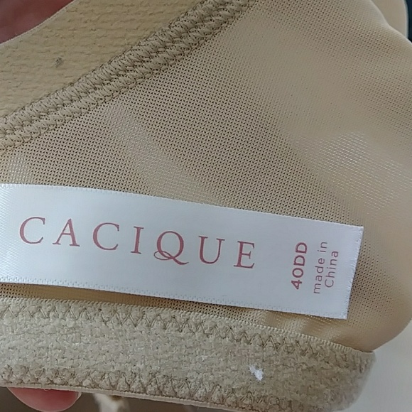2 Cacique Smooth Boost Plunge Bras 40 DD - Picture 3 of 3